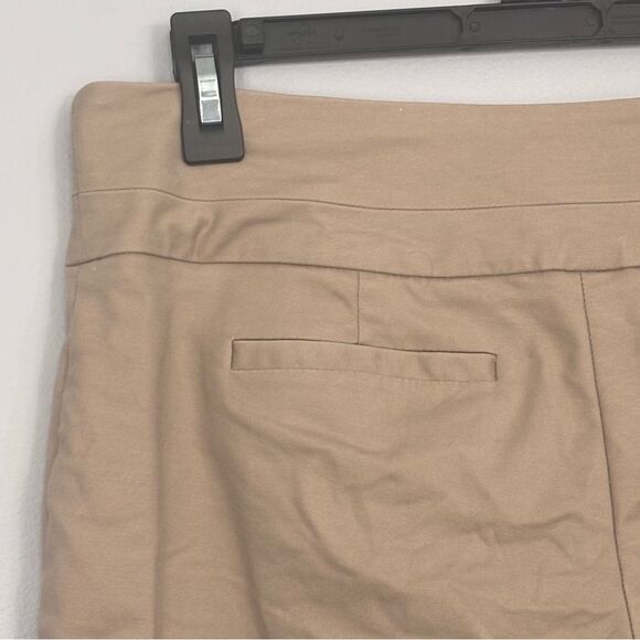 Apt. 9 | Women’s Cumin Spice Tan Wide Waist Flat Front Casual Shorts Size 4 - Picture 3 of 16